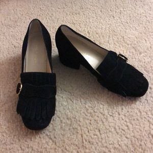 Marc Fisher black suede shoes sz 6.5